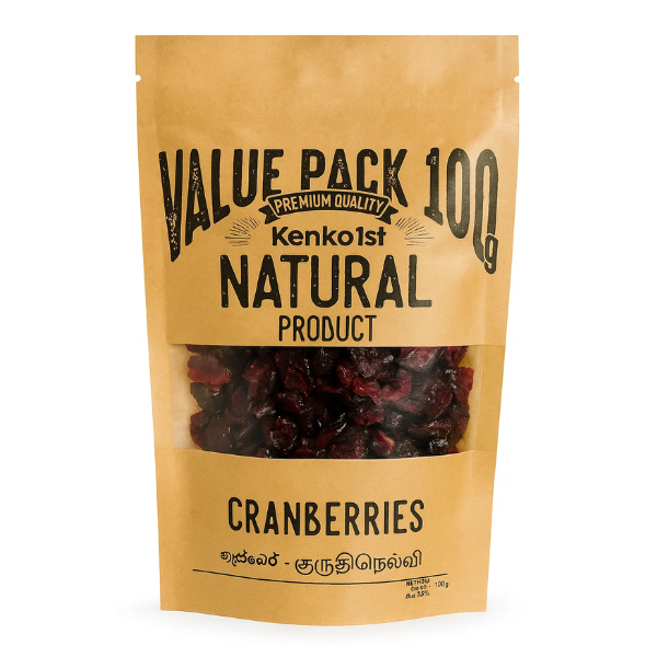 KENKO1ST CRANBERRIES 100G PACK
