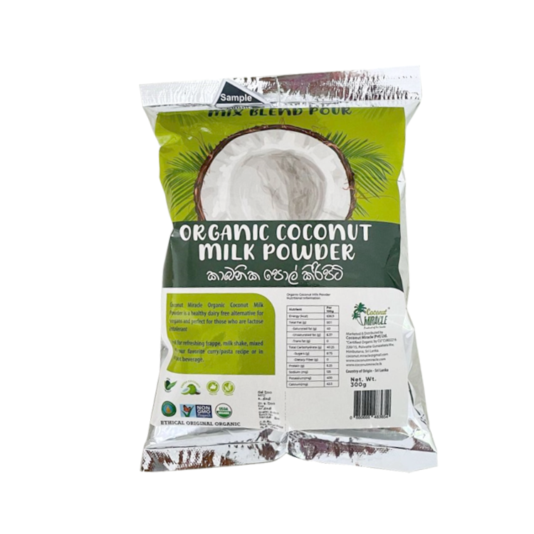 MIRACLE ORGANIC COCONUT MILK POWDER 300G