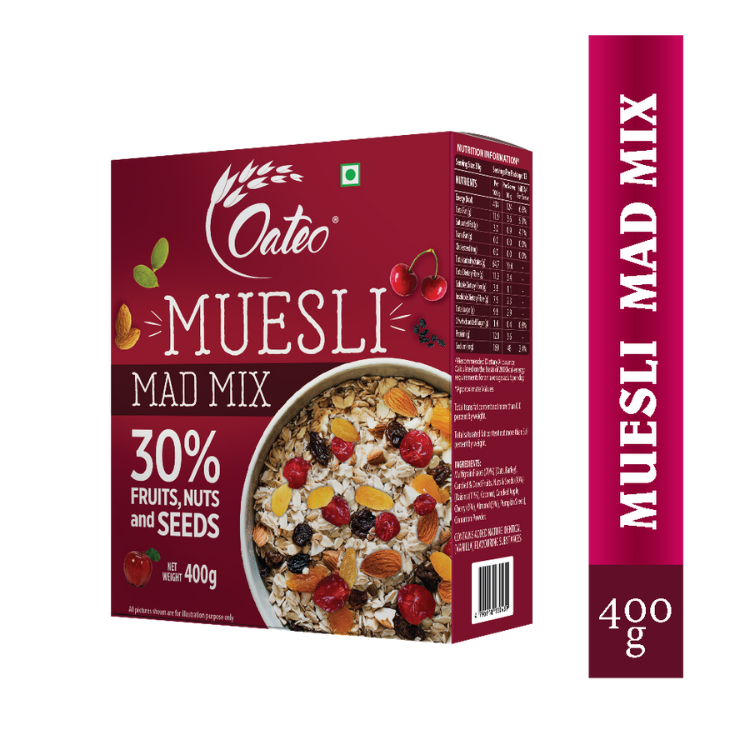 OATEO_MUESLI MAD MIX 400G